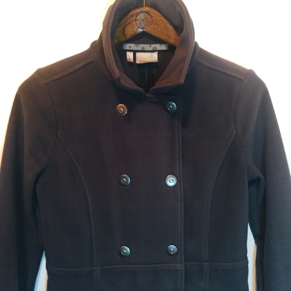 Athleta Switchback Fleece coat snap front S - Picture 6 of 12